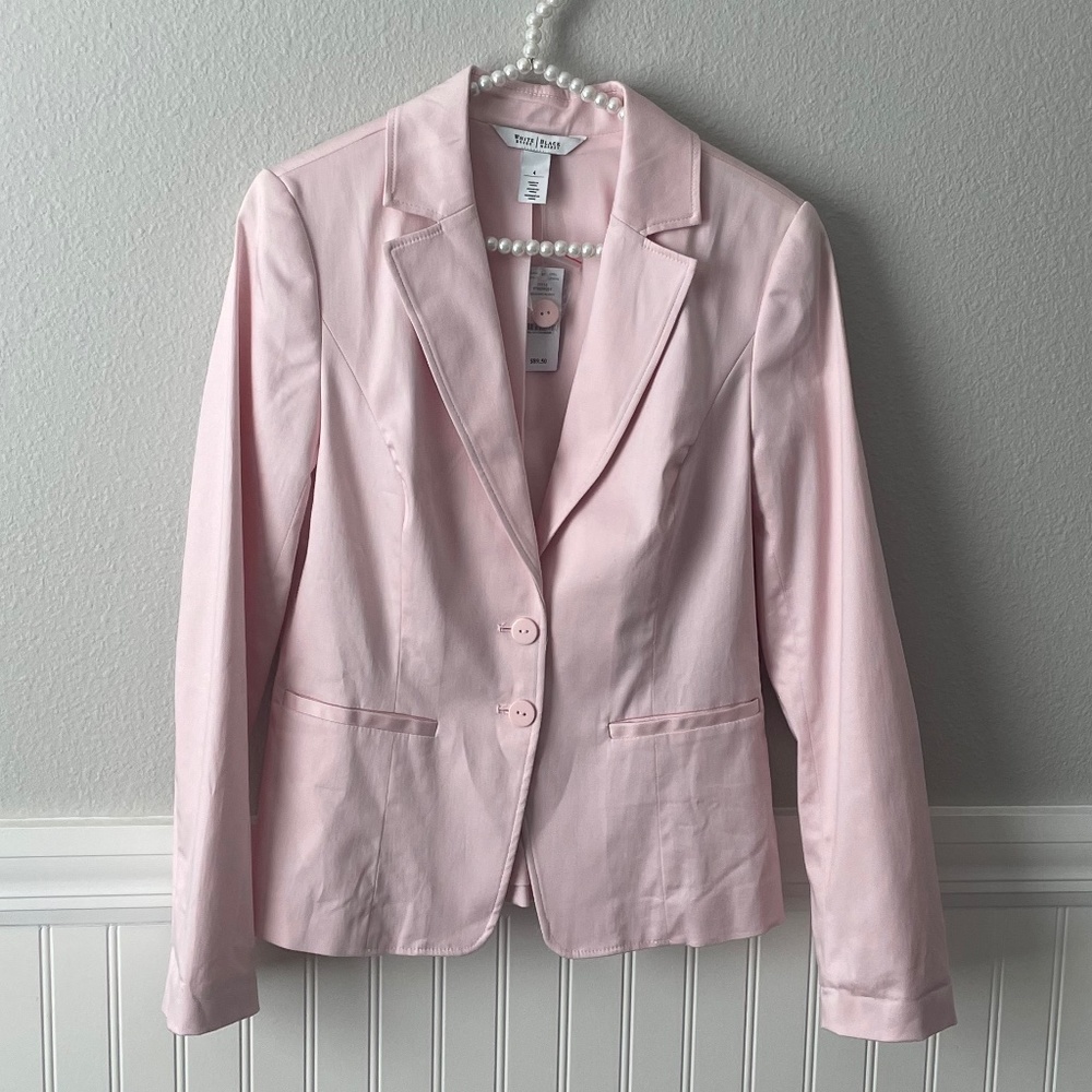 NWT Pink White House Black Market Blazer size 4